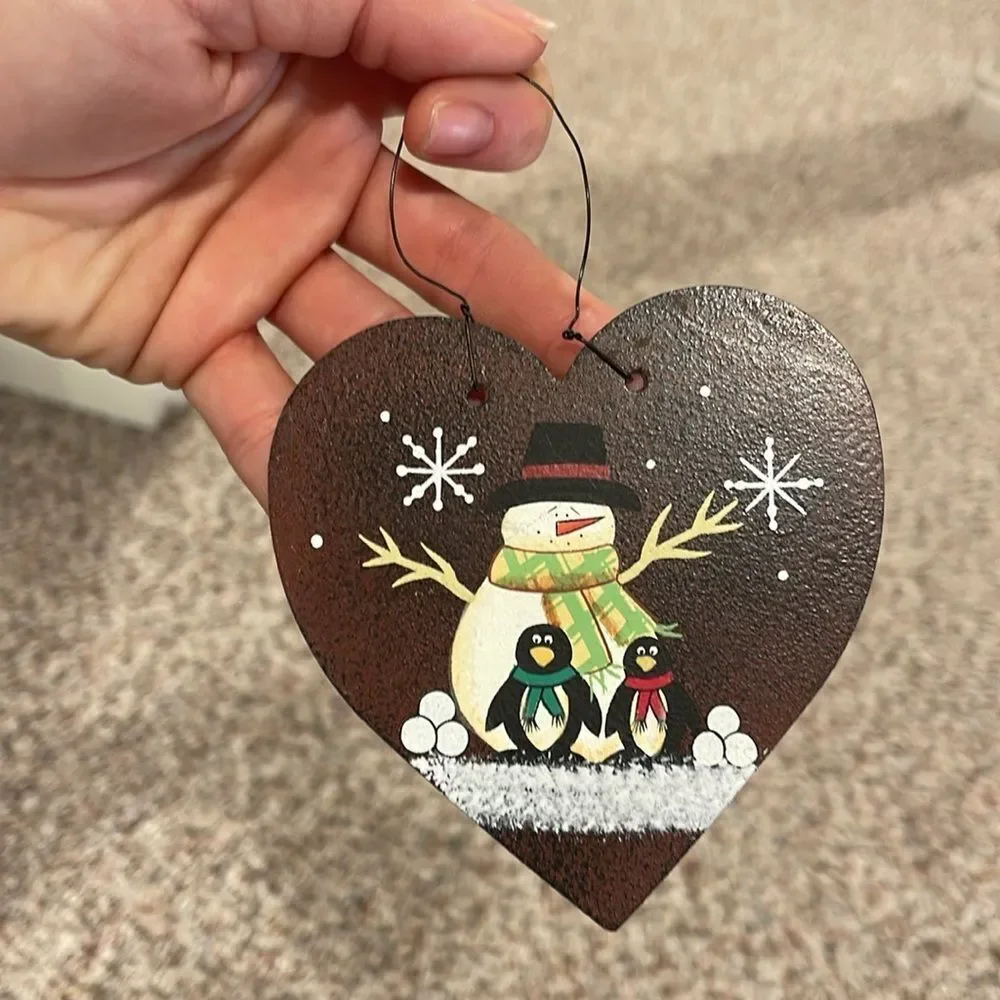 Rustic Snowman Ornament Bundle